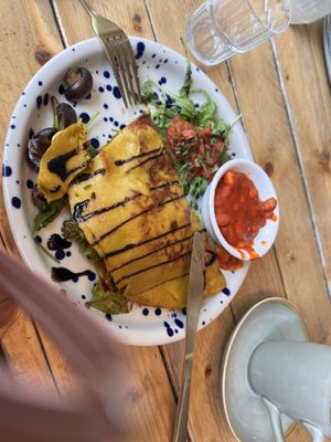 Delicious breakfast 💚  at The Vibe in Liverpool