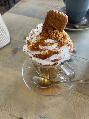 Biscof latte   at The Vibe in Liverpool