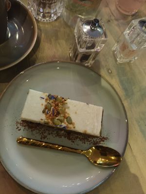 Carrot cake 🥕 at The Vibe in Liverpool