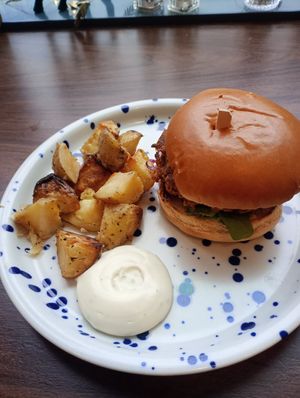 Double Cheeze Smash Burger at The Vibe in Liverpool