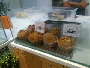 Muffins mitad integrales at Kela Con Amor in Puerto Madryn