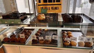 Some of the baked goodiess  at Kela Con Amor in Puerto Madryn