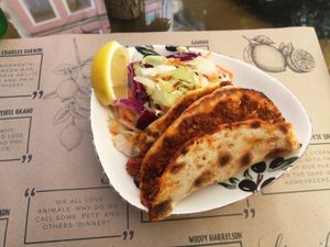 Fındık lahmacun at Limonita En Moda in Istanbul