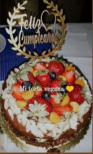 They made birthday cakes!! at Sin Culpa - Comida Saludable in Cajamarca