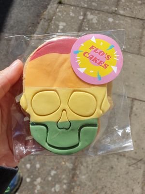 Rainbow Skull Cookie at The Rainbow Skull in Maidstone