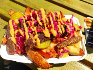 Loaded Big Kahuna chips at The Rainbow Skull in Maidstone