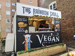Food truck at The Rainbow Skull in Maidstone