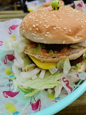Burger at The Rainbow Skull in Maidstone