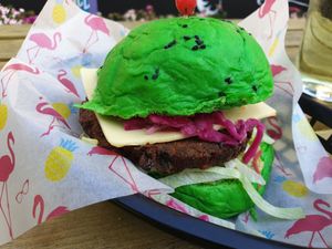 Hulk Burger at The Rainbow Skull in Maidstone