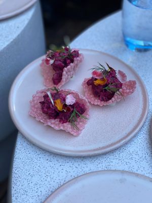 Beetroot Tartare at Pinchy's in Melbourne