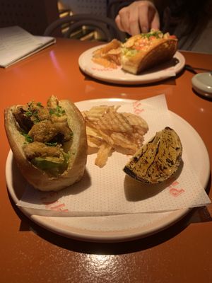 ‘Lobster’ roll at Pinchy's in Melbourne