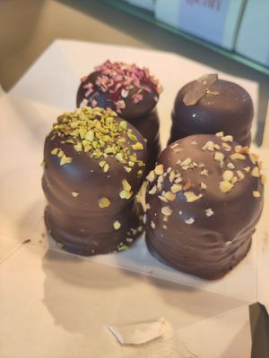 Four flavours for 100DKK at Glean - Torvehallerne in Copenhagen