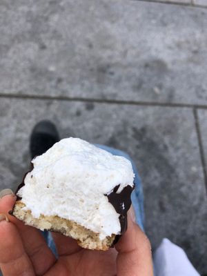 marzipan base at Glean - Torvehallerne in Copenhagen