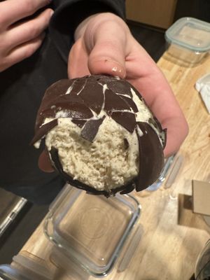 Inside the flødeboller  at Glean - Torvehallerne in Copenhagen