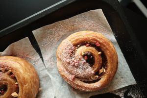April special - Peanut Butter Jelly Swirl at Ovule Bakery in Kowloon