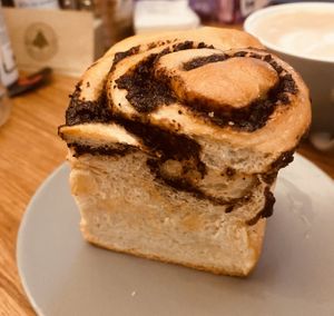 Coffee mini toast (this is half portion) at Ovule Bakery in Kowloon