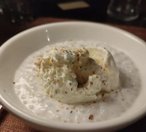 Dessert  at Adam and Eve in Mahe