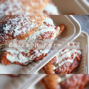 Vegan Chickun Parm at Love Amaro Pizzeria in Venice