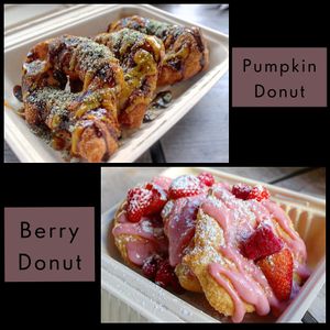 Vegan donuts at Love Amaro Pizzeria in Venice