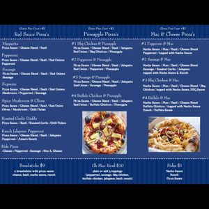 Menu at Love Amaro Pizzeria in Venice