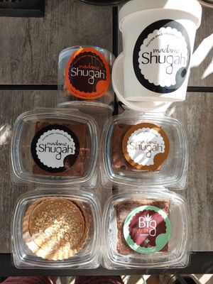 Love Amaro will carry gluten free, dairy free, nut free, soy free product from Madame shugah at Love Amaro Pizzeria in Venice