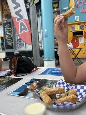 Mozzie sticks was bomb !!!!  at Love Amaro Pizzeria in Venice