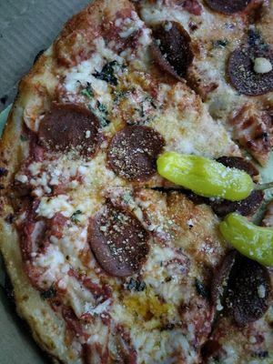 Pepperoni at Love Amaro Pizzeria in Venice