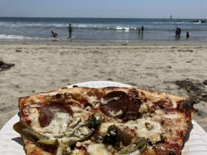 Pizza by the sea! Perfect end to a perfect afternoon.  at Love Amaro Pizzeria in Venice