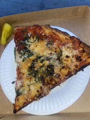 Roasted garlic diabolo  #Veganuary at Love Amaro Pizzeria in Venice