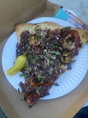 Korean bbq Italian kiss #Veganuary at Love Amaro Pizzeria in Venice