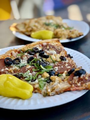 Muscle Beach Supreme Pizza   at Love Amaro Pizzeria in Venice