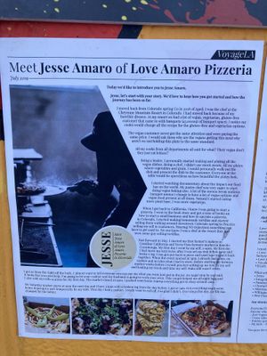   at Love Amaro Pizzeria in Venice