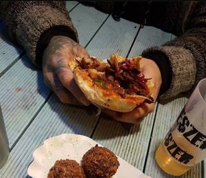 #friedjunkballs #veganjunkfood #vegan #leipzig #plagwitz #burger at FedUp in Leipzig