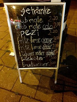 Drinks at FedUp in Leipzig