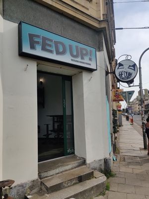 The entrance at FedUp in Leipzig