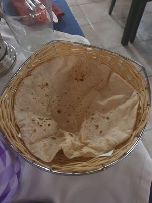 Plain chapati at Mr Singh's in Tenerife