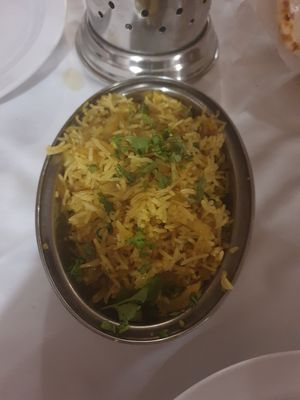 Onion rice at Mr Singh's in Tenerife