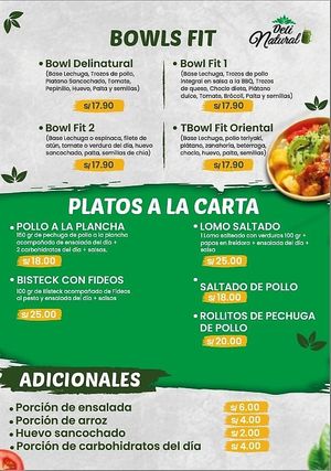 No veg options. at La Naturaleza in Chiclayo