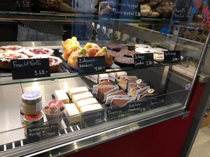 Lots of options   at Enzian Vegan Food in Zurich