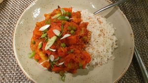 Planted Tikka Masala at Enzian Vegan Food in Zurich