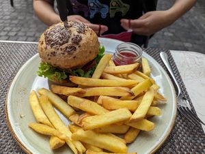 Beyond burger and home fries at Enzian Vegan Food in Zurich