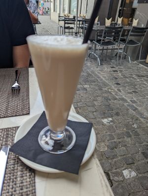 Milkshake at Enzian Vegan Food in Zurich