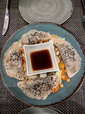 Momos all vegan!😍  at Enzian Vegan Food in Zurich