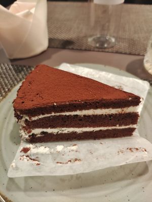 Tiramisu Cake 🍰 at Enzian Vegan Food in Zurich