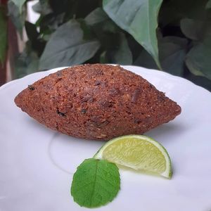 Quibe com proteína de soja at Veganila in Paraty