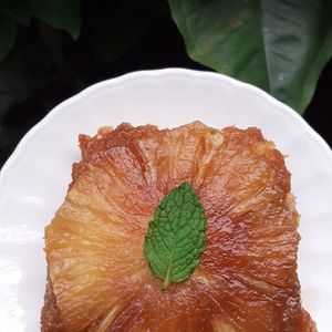 Bolo de abacaxi at Veganila in Paraty