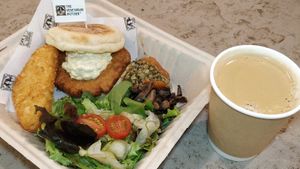 Big breakfast set powered by The Vegetarian Butcher at The Social Kitchen - Jurong Bird Park in West Singapore