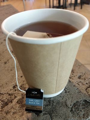 Hot tea at The Social Kitchen - Jurong Bird Park in West Singapore