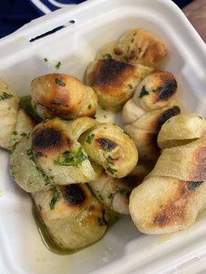Garlic knots  at Pie Hole in Southend-on-sea