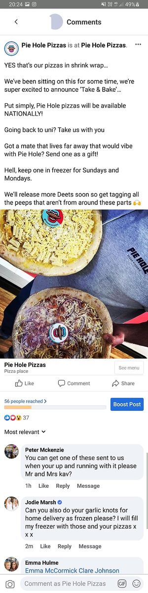   at Pie Hole in Southend-on-sea